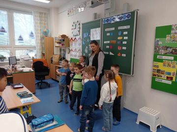 Návštěva školáků na ZŠ F.Hrubina